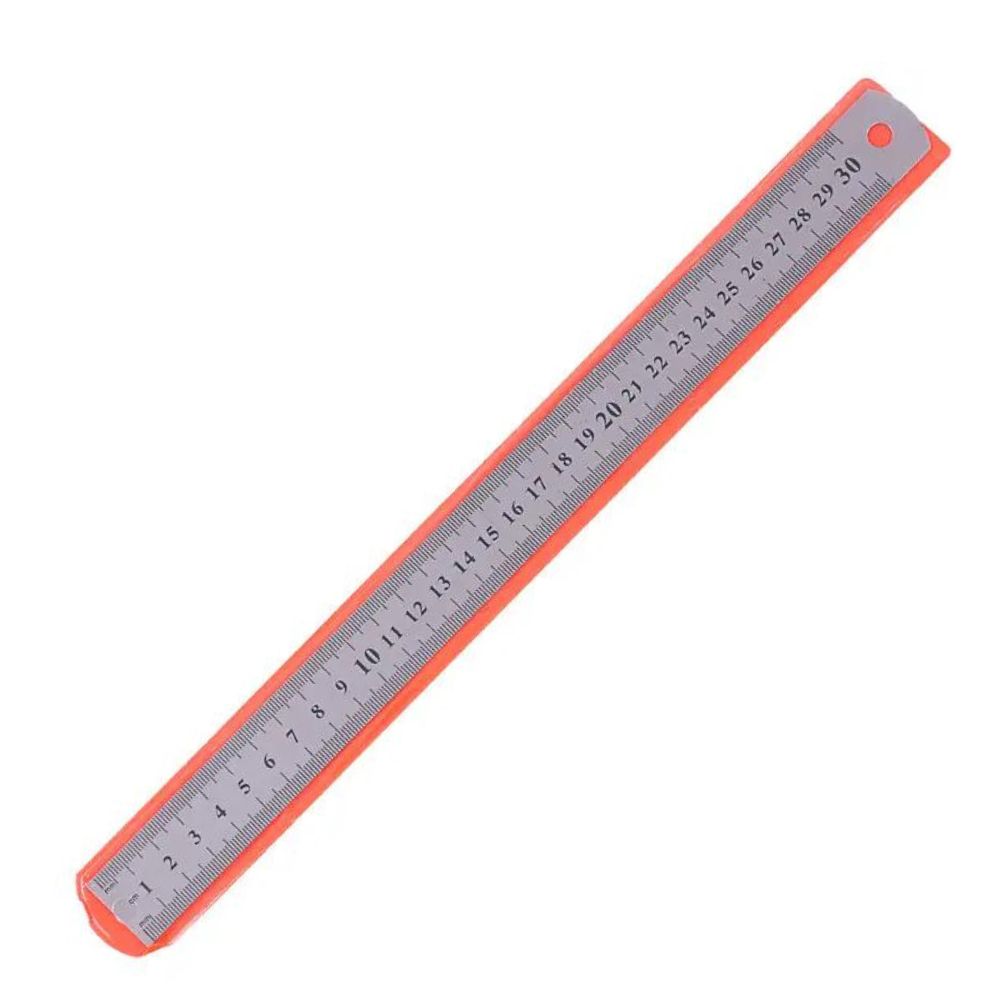 QP 12FT STAINLESS STEEL RULER 30CM