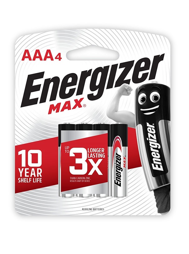QP Energizer Max Battery AAA Pack of 4